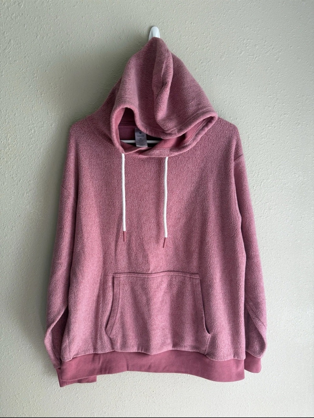 Members Mark Women’s Dark Rose Reverse Fleece Hoodie XL